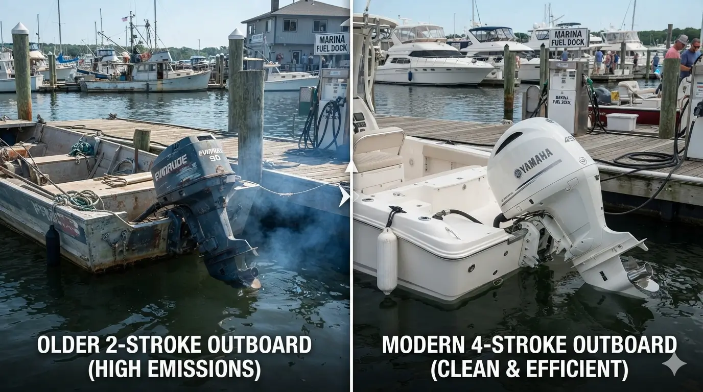 Comparing boat fuel consumption and efficiency